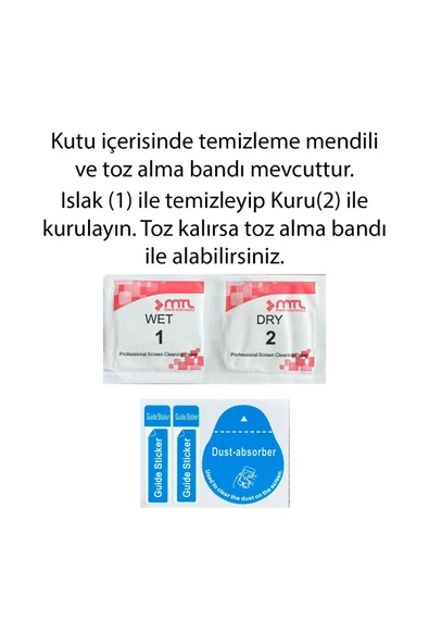 MTL 3'lü Paket iPhone 13 / iPhone 14 9H Temperli Cam Ekran Koruyucu (3 ADET) - 7