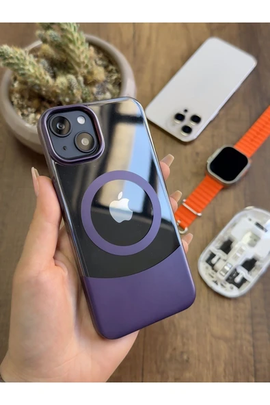 MTL iPhone 15 Magsafe Uyumlu Mika Sararmaz Kılıf SooCase720