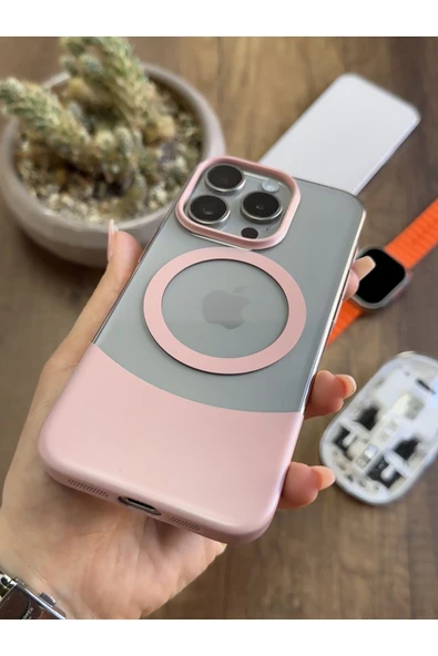 MTL iPhone 14 Pro Magsafe Uyumlu Mika Sararmaz Kılıf SooCase720 - 4