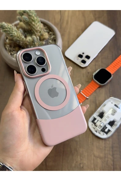 MTL iPhone 14 Pro Magsafe Uyumlu Mika Sararmaz Kılıf SooCase720