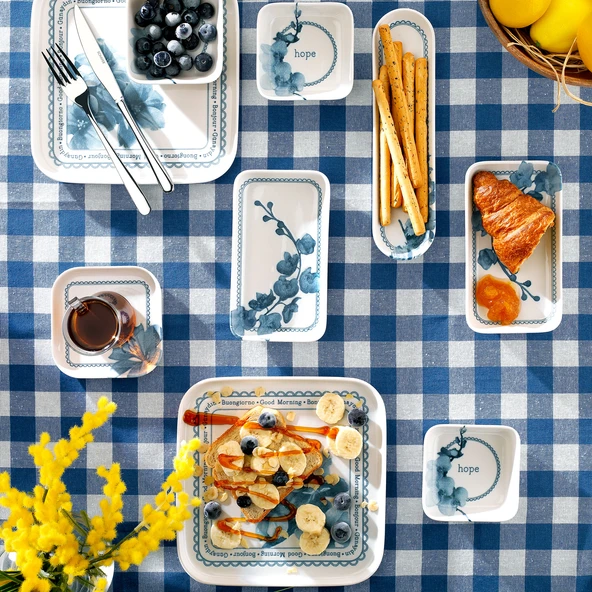 Schafer Luca Kahvaltı Takımı 32 Parça-Mavi02 - 2