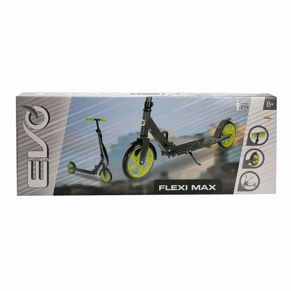 Evo 2 Tekerlekli Flexi Max Yeşil Scooter - 3