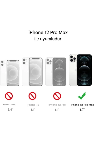 MTL iPhone 12 Pro Max Şeffaf Magsafe Kılıf - 7