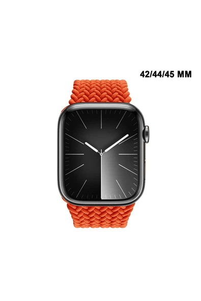 MTL Apple Watch Uyumlu 1/2/3/4/5/6/SE/7/8/9Seri 42/44/45/49MM Solo Loop Kordon Kayış Silikon SBeden MT94 - 2