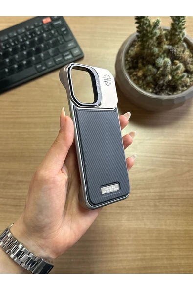 MTL iPhone 16 Standlı karbon Kılıf Soocase624 - 1