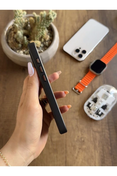 MTL iPhone 15 Pro Uyumlu Karbon Desenli Standlı Ve MagSafe Uyumlu Kılıf SooCase700 - 2