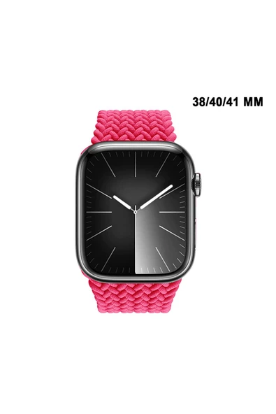 MTL Apple Watch Uyumlu Watch 3 4 5 6 7 8 9 SeSeri 38 40 41mm Solo Loop Kordon Kayış Silikon S Beden MT86 - 2