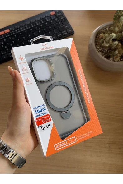 MTL iPhone 16 Standlı Ve MagSafe Kılıf Soocase622 - 5