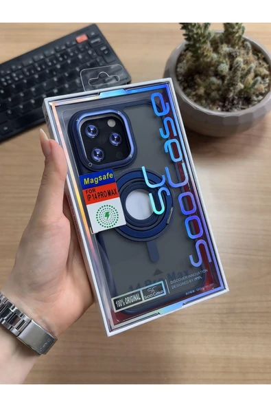 MTL iPhone 14 Pro Max Standlı Ve Yüzüklü MagSafe Kılıf Soocase721 - 5
