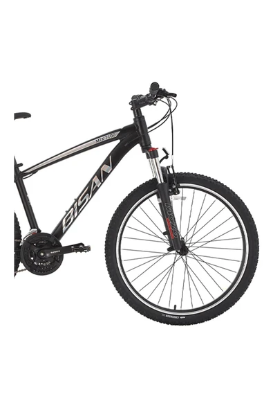Bisan Mtx 7100 Erkek Dağ Bisikleti 43cm V 27.5 Jant 21 Vites Mat Siyah Krom - Resim 4