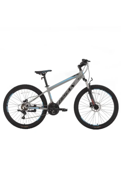 Bisan BİSAN COOPER DAĞ BİSİKLETİ 37 CM HD 27.5 JANT 21 VİTES AÇIK GRİ SİYAH MAVİ ürün görseli 1
