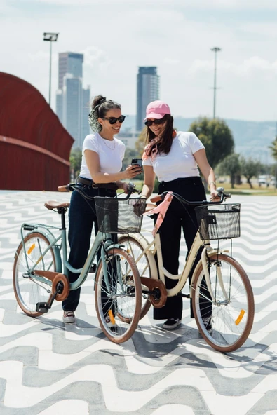 Bisan SORRENTO ŞEHİR BİSİKLETİ 44 CM V 28 JANT SHIMANO NEXUS 3 VİTES KONTRA FREN ÇAĞLA YEŞİLİ GOLD - Resim 2