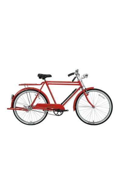 ROADSTAR CLASSIC HİZMET BİSİKLETİ 58CM V 26 JANT 1 VİTES KIRMIZI SİYAH GOLD ürün görseli 1