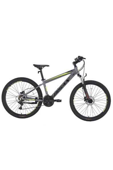 Bisan BİSAN COOPER DAĞ BİSİKLETİ 37 CM HD 27.5 JANT 21 VİTES FÜME SİYAH SARI ürün görseli 1