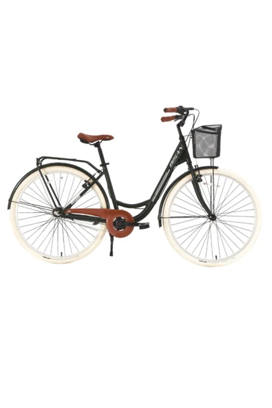 Bisan SORRENTO ŞEHİR BİSİKLETİ 44 CM V 28 JANT 3 VİTES SHIMANO NEXUS KONTRA FREN YEŞİL SİLVER - Resim 8