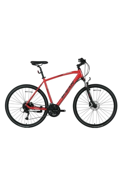 Bisan TRX 8500 ERKEK ŞEHİR BİSİKLETİ 56CM HD 28 JANT 27 VİTES MAT KIRMIZI SİYAH ürün görseli 1