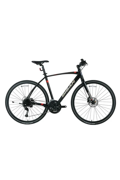Bisan TRX 8600 ALTUS ERKEK ŞEHİR BİSİKLETİ 56CM HD 28 JANT 27 VİTES PARLAK SİYAH KIRMIZI ürün görseli 1