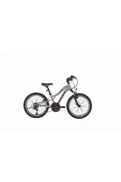 BİSAN BUFFALO ÇOCUK BİSİKLETİ 28 CM V 20 JANT 18 VİTES AÇIK GRİ SİYAH MAVİ - 1