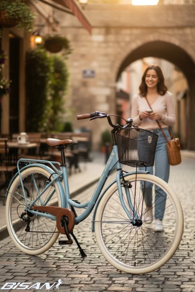 Bisan BİSAN SORRENTO-S ŞEHİR BİSİKLETİ 44 CM V 26 JANT 7 VİTES BEBEK MAVİSİ SİLVER ürün görseli 1