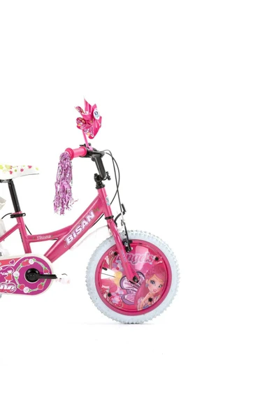 BİSAN ROSE ÇOCUK BİSİKLETİ 26 CM V FREN 16 JANT 1 VİTES METALİK PEMBE PEMBE - 2