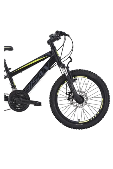 BİSAN COOPER ÇOCUK BİSİKLETİ 28 CM MD 20 JANT 21 VİTES MAT SİYAH SARI - 2
