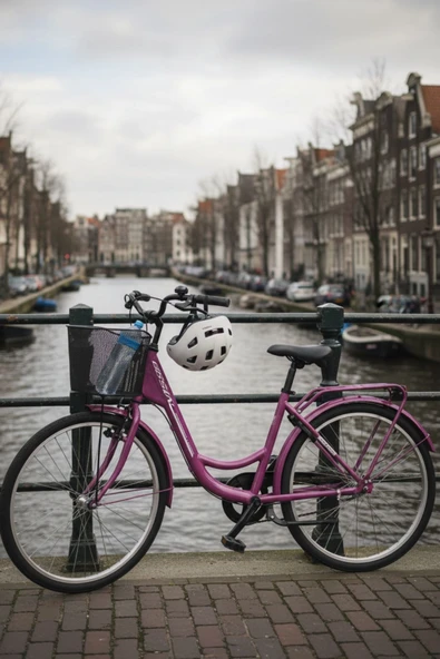 Bisan SORRENTO-S ŞEHİR BİSİKLETİ 36 CM V 24 JANT 7 VİTES SHIMANO TOURNEY MOR BEYAZ ürün görseli 1