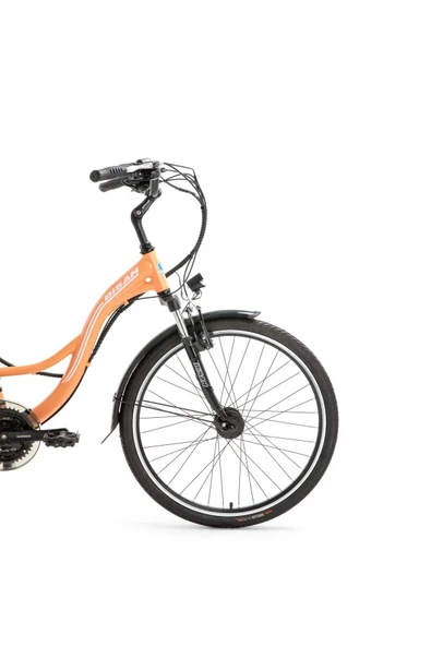 BİSAN FLORİDA ELEKTRİKLİ BİSİKLET 43 CM V 26 JANT 21 VİTES MERCAN BEYAZ - 2