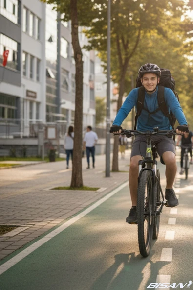 Bisan BİSAN COOPER DAĞ BİSİKLETİ 37 CM MD 27.5 JANT 21 VİTES FÜME SİYAH SARI - Resim 5