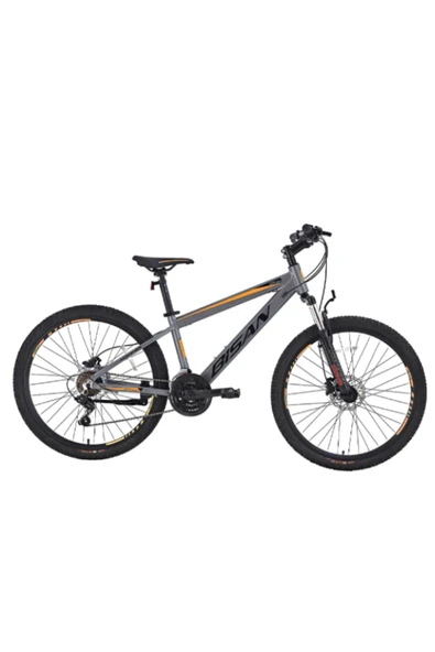Bisan BİSAN COOPER DAĞ BİSİKLETİ 37 CM MD 27.5 JANT 21 VİTES FÜME SİYAH TURUNCU ürün görseli 1