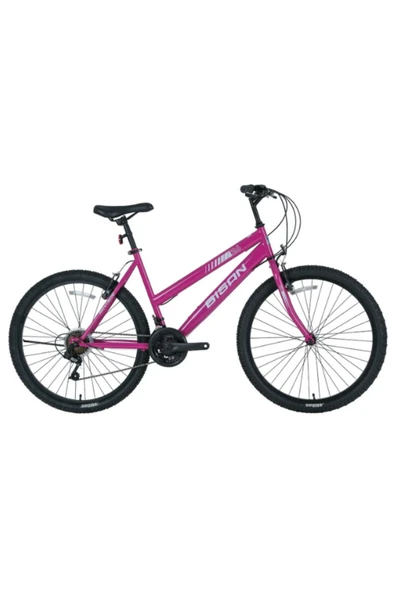 SENTIERO KADIN DAĞ BİSİKLETİ 42CM V 24 JANT 21 VİTES MOR BEYAZ - 1
