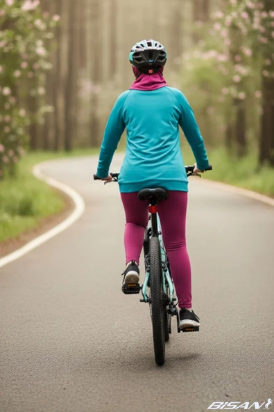 Bisan Gazelle Dağ Bisikleti 37 Cm V 27,5 Jant 21 Vites Turkuaz Koyu Pembe - Resim 3