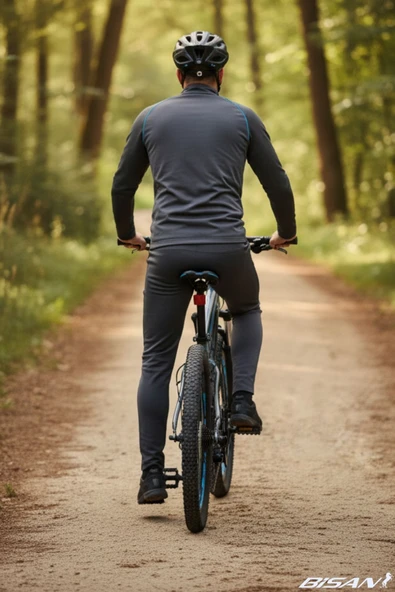 Bisan COOPER DAĞ BİSİKLETİ 37 CM KADRO HİDROLİK DİSK FREN 27.5 JANT 21 VİTES FÜME SİYAH MAVİ - Resim 3