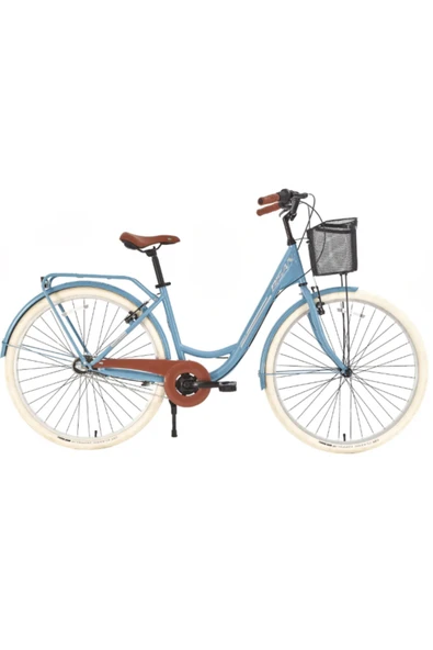 Bisan BİSAN SORRENTO ŞEHİR BİSİKLETİ 44 CM V 28 JANT 3 VİTES BEBEK MAVİSİ SİLVER - Resim 6