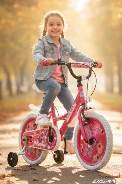 Bisan BİSAN ROSE ÇOCUK BİSİKLETİ 26 CM V FREN 16 JANT 1 VİTES METALİK PEMBE PEMBE ürün görseli 1