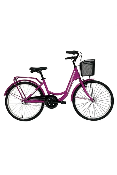Bisan SORRENTO-S ŞEHİR BİSİKLETİ 36 CM V 24 JANT 7 VİTES SHIMANO TOURNEY MOR BEYAZ - Resim 5