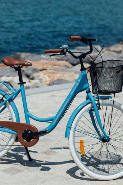 Bisan BİSAN SORRENTO ŞEHİR BİSİKLETİ 44 CM V 26 JANT 3 VİTES BEBEK MAVİSİ SİLVER ürün görseli 1