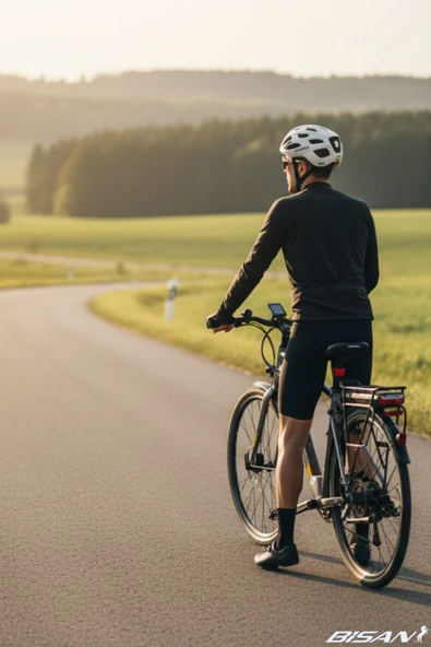 Bisan BİSAN COMET ELEKTRİKLİ BİSİKLET 52 CM V 28 JANT 21 VİTES PARLAK GRİ SARI - Resim 3