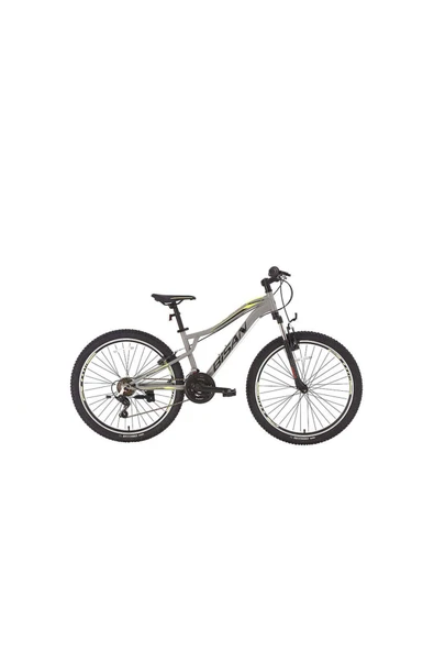BİSAN BUFFALO DAĞ BİSİKLETİ 35 CM V 26 JANT 21 VİTES AÇIK GRİ SİYAH SARI - 1