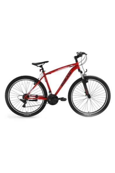 Bisan LEON DAĞ BİSİKLETİ 48 CM V 29 JANT 21 VİTES BAYRAK KIRMIZISI SİYAH ürün görseli 1