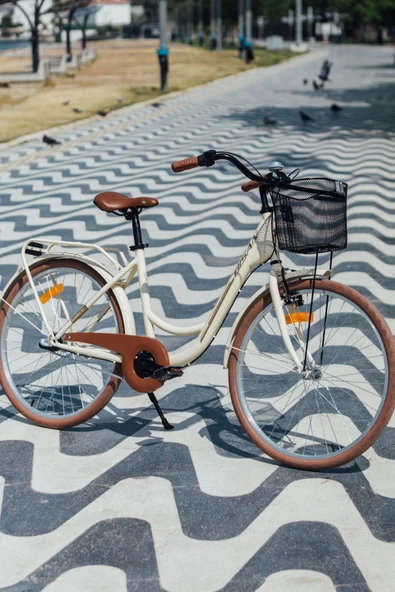 Bisan BİSAN SORRENTO ŞEHİR BİSİKLETİ 44 CM V 26 JANT 3 VİTES KREM GOLD ürün görseli 1