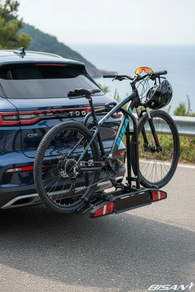 Bisan MTX 7200 Dağ Bisikleti 27,5 Jant Alüminyum 43 Kadro MD 24 Vites Mat Siyah-Mavi - Resim 8