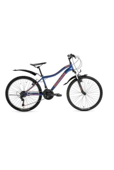 Bisan ROCKY DAĞ BİSİKLETİ 42 CM V 26 JANT 21 VİTES LACİVERT KIRMIZI ürün görseli 1