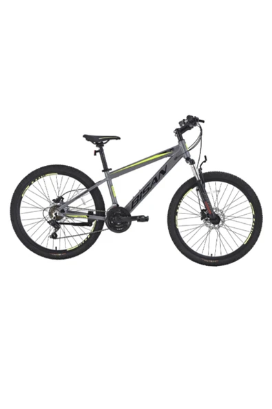 Bisan BİSAN COOPER DAĞ BİSİKLETİ 37 CM MD 27.5 JANT 21 VİTES FÜME SİYAH SARI - Resim 2