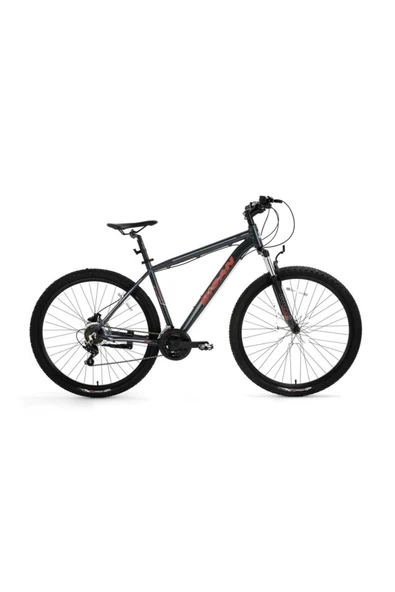 ATLAS ERKEK DAĞ BİSİKLETİ 43CM V 26 JANT 21 VİTES PARLAK GRİ KIRMIZI - 1