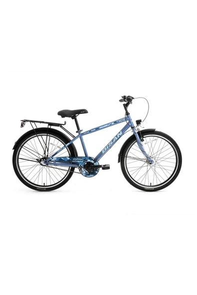 Bisan HERO ERKEK ŞEHİR BİSİKLETİ 42CM V 26 JANT 3 VİTES METALİK MAVİ MAVİ ürün görseli 1
