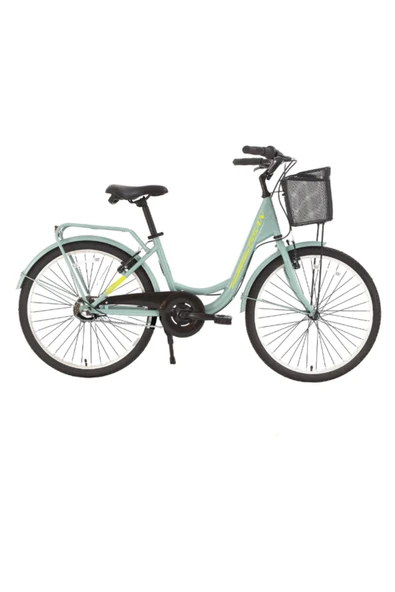 Bisan SORRENTO ŞEHİR BİSİKLETİ 36 CM V 24 JANT 3 VİTES SHIMANO NEXUS SL KONTRA FREN - ÇAĞLA YEŞİLİ - Resim 6