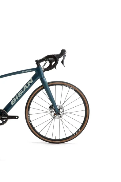 BİSAN REACTİVE YOL BİSİKLETİ 49 CM DİSK FREN 700C JANT 11 VİTES MAT PETROL YEŞİLİ KREM - Resim 2