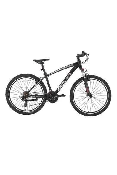 Bisan MTX 7100 26 Jant Dağ Bisikleti Alüminyum Kadro 39.5 cm V-Fren Shimano 21 Vites Mat Siyah Krom - Resim 3