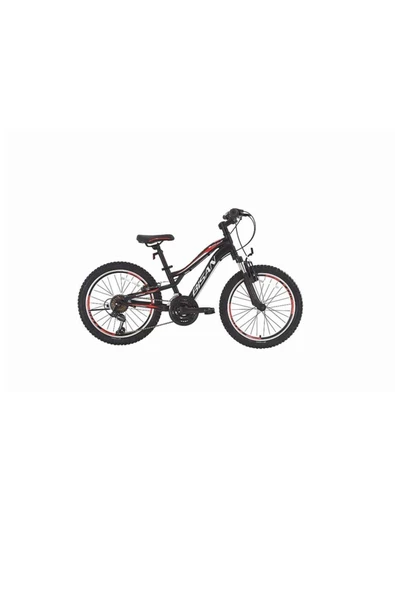 BUFFALO ERKEK DAĞ BİSİKLETİ 30CM V 24 JANT 18 VİTES MAT SİYAH KIRMIZI - 1