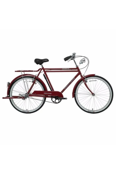 Bisan ROADSTAR GL HİZMET BİSİKLETİ 58CM V 26 JANT 1 VİTES BORDO SİYAH BEYAZ ürün görseli 1